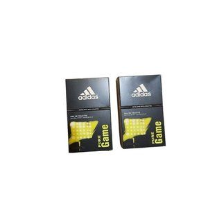 Pure Game By Adidas  Lot of 2 3.3/3.4oz./100ml Edt Spray For Men‎ New Bundle